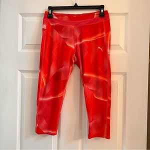 Puma capri length athletic leggings